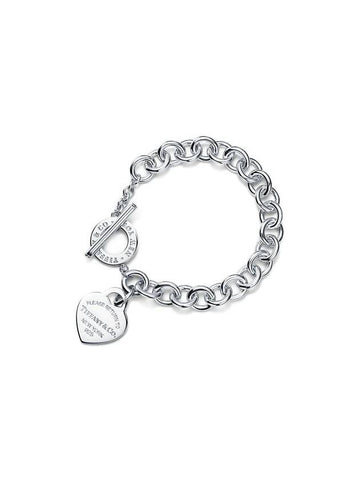 Heart Tag Toggle Bracelet Silver - TIFFANY & CO. - BALAAN 1