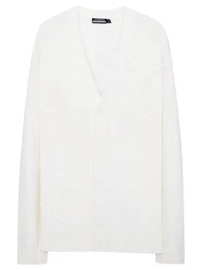 Clarke V-Neck Knit Cardigan White - J.LINDEBERG - BALAAN 2