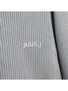 Embroidered Logo Striped Long Sleeve Shirt Sky Blue - JUUN.J - BALAAN 7