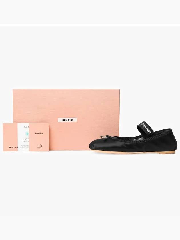 Satin Ballerinas Black - MIU MIU - BALAAN 5