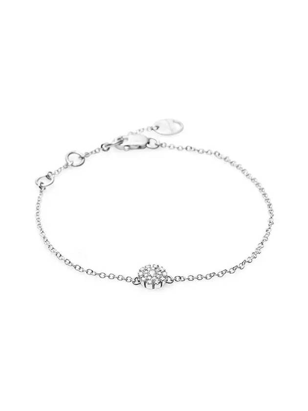 20084678 Margherita One Circle 18K White Gold Bracelet - DAMIANI - BALAAN 1