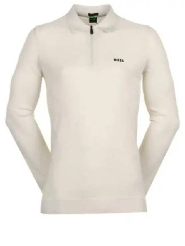 Men's Lite Cotton Polo Shirt Beige - HUGO BOSS - BALAAN 2