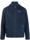 Retro Pile Fleece Zip-Up Jacket Navy - PATAGONIA - BALAAN 1