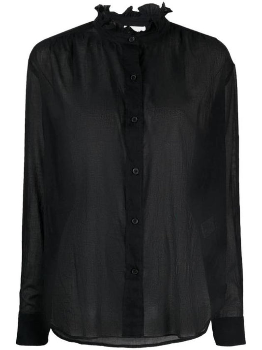 Gamble Organic Cotton Shirt HT0186FAA1J03E - ISABEL MARANT ETOILE - BALAAN 1