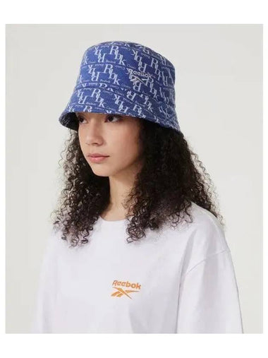 monogram bucket hat navy - REEBOK - BALAAN 1