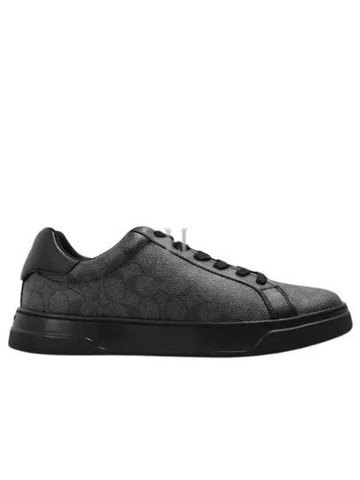 High Line Signature Canvas Low Top Sneakers Black - COACH - BALAAN 2