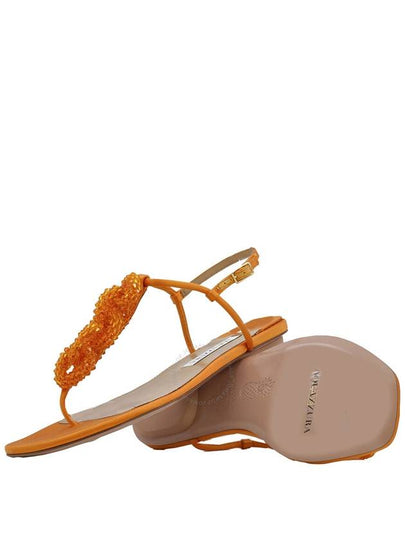 Aquazzura Ladies Mango Chain Of Love Flat Sandals, Brand Size 37 ( US Size 7 ) - AQUAZZURA - BALAAN 2