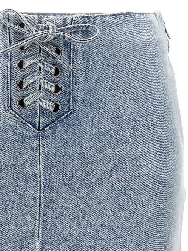 Rotate Birger Christensen Mini Denim Skirt - ROTATE - BALAAN 3