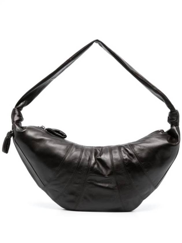 Croissant Large Cross Bag Dark Chocolate - LEMAIRE - BALAAN 1