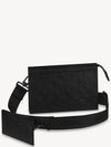 Gaston Wearable Monogram Leather Cross Bag Black - LOUIS VUITTON - BALAAN 3