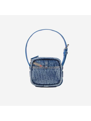 B-Amelia Denim Shoulder Bag Blue - DIESEL - BALAAN 1