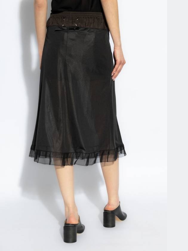 Maison Margiela Skirt With Shorts, Women's, Black - MAISON MARGIELA - BALAAN 4