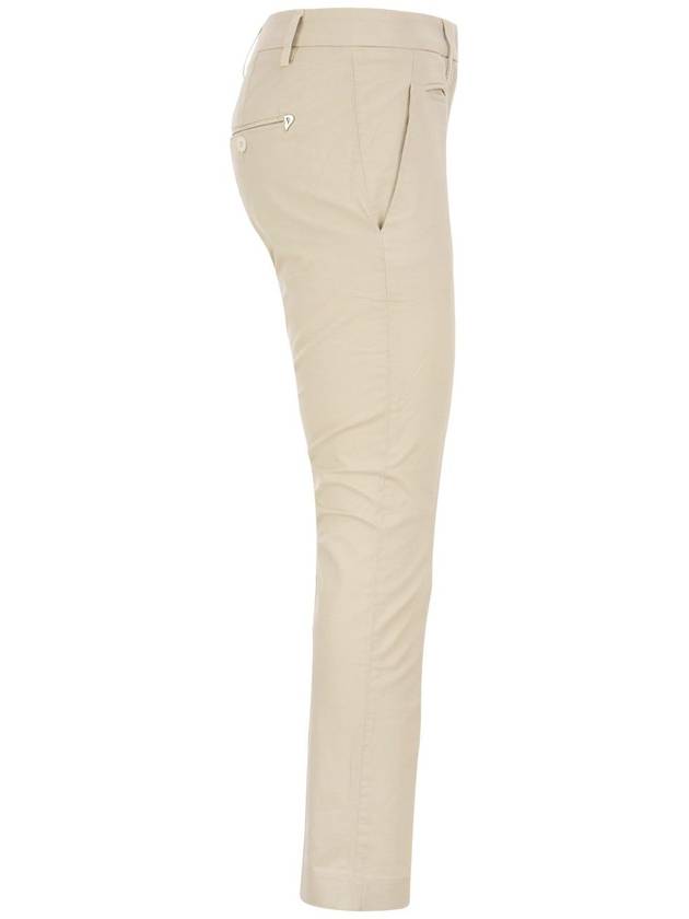 PERFECT - Slim-fit Cotton Gabardine Trousers - DONDUP - BALAAN 3