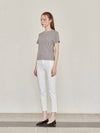 Crop Denim Pants White - LESEIZIEME - BALAAN 7