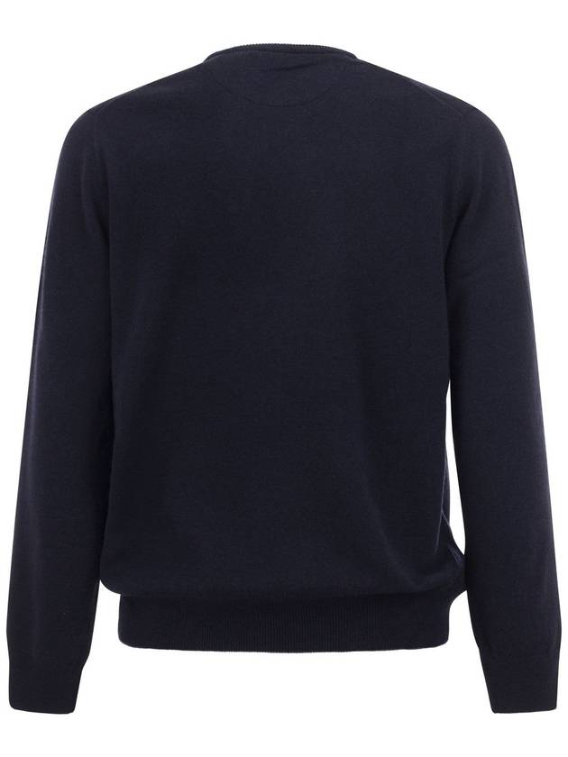 Logo Basic Pullover Knit Top Navy - POLO RALPH LAUREN - BALAAN 3