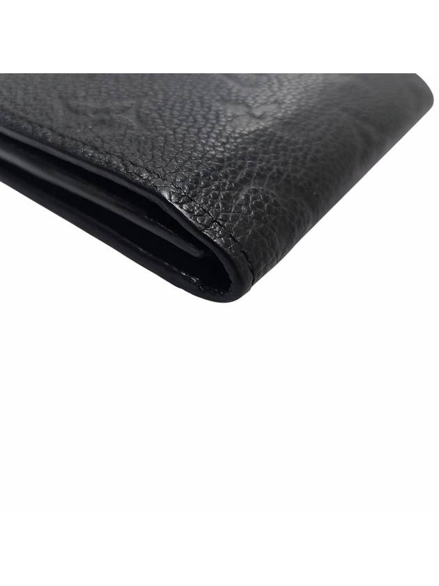 Monogram Embossed Leather Card Wallet Black - LOUIS VUITTON - BALAAN 6