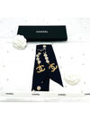 CC Logo Pearl Twilly Silk Scarf AA1208 - CHANEL - BALAAN 5