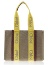 Woody Medium Tote Bag Yellow - CHLOE - BALAAN 4