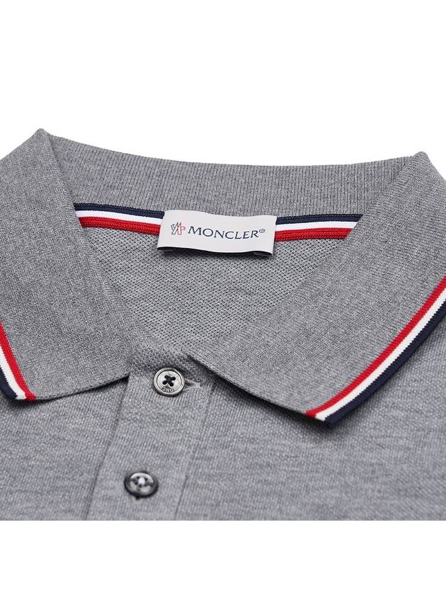 Men s Logo Patch Polo Shirt 8B70100 84556 987 - MONCLER - BALAAN 4