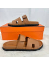 Chypre Men s Sandals Slippers Gold - HERMES - BALAAN 5