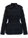 Burberry Down Jacket With Waist Belt Women s Black - BURBERRY - BALAAN 1