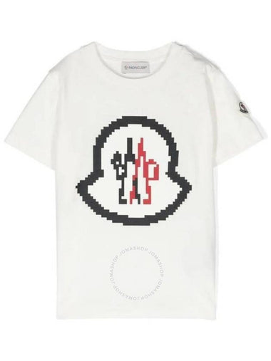 Moncler Boys Logo Print Cotton T Shirt Size 6Y - MONCLER - BALAAN 1