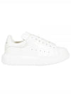 Oversized Leather Low Top Sneakers White - ALEXANDER MCQUEEN - BALAAN 2