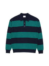 Drold Monsieur Men's LE POLO RAYE Pique Knit Navy CPO128 CO057 NY - DROLE DE MONSIEUR - BALAAN 1