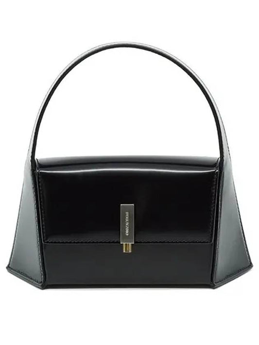 Geometric Small Shoulder Bag Black - SALVATORE FERRAGAMO - BALAAN 2