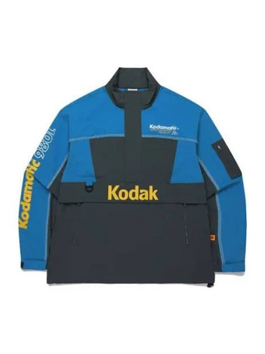 KODAK Apparel Kodamatic Stan Neck Stretch Anorak Jacket BLUE - KODO - BALAAN 1