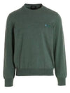 Embroidered Logo Martin Knit Top Green - A.P.C. - BALAAN 2