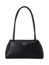 Logo Softie Mini Shoulder Bag Black - PRADA - BALAAN 2