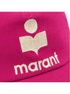 Tyron Logo Ball Cap Fuchsia - ISABEL MARANT - BALAAN 5