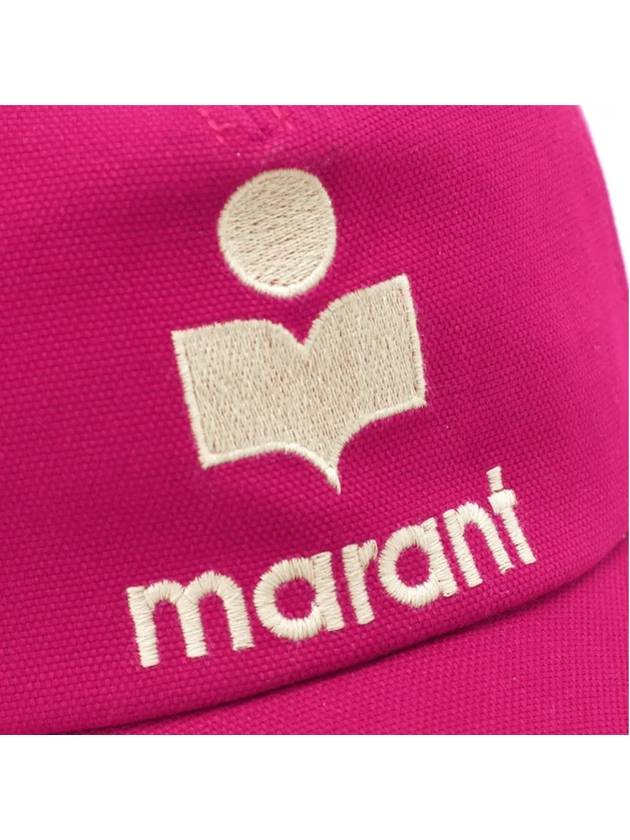 Tyron Logo Ball Cap Fuchsia - ISABEL MARANT - BALAAN 5