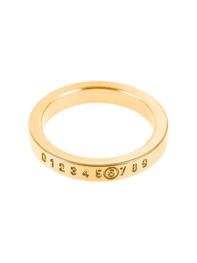 Numeric Minimal Signature Ring Gold - MAISON MARGIELA - BALAAN 3