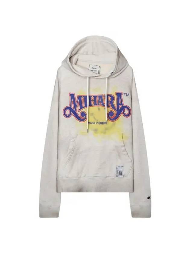 Graphic Print Hoodie White - MIHARA YASUHIRO - BALAAN 2