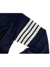 4 Bar Armband Classic Merino Wool Knit Top Navy - THOM BROWNE - BALAAN 7