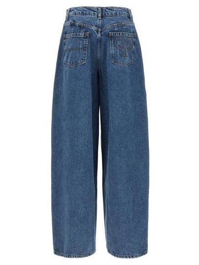 Philosophy Women's Di Lorenzo Serafini Denim Straight Pants Straight Pants A030107300295 Blue BPG - PHILOSOPHY DI LORENZO SERAFINI - BALAAN 2