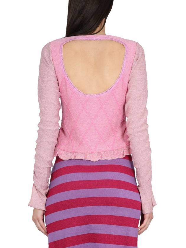 Cormio Cardigan With Ruffled Sleeve - CORMIO - BALAAN 3