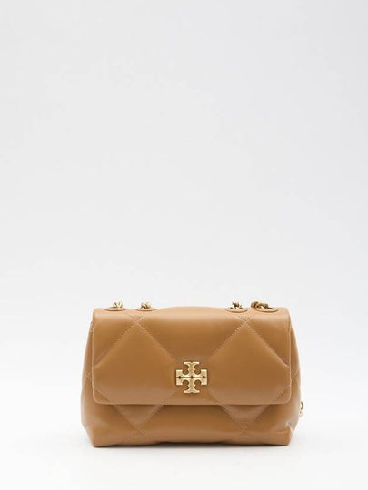 Kira Diamond Quilted Shoulder Bag Brown - TORY BURCH - BALAAN 2