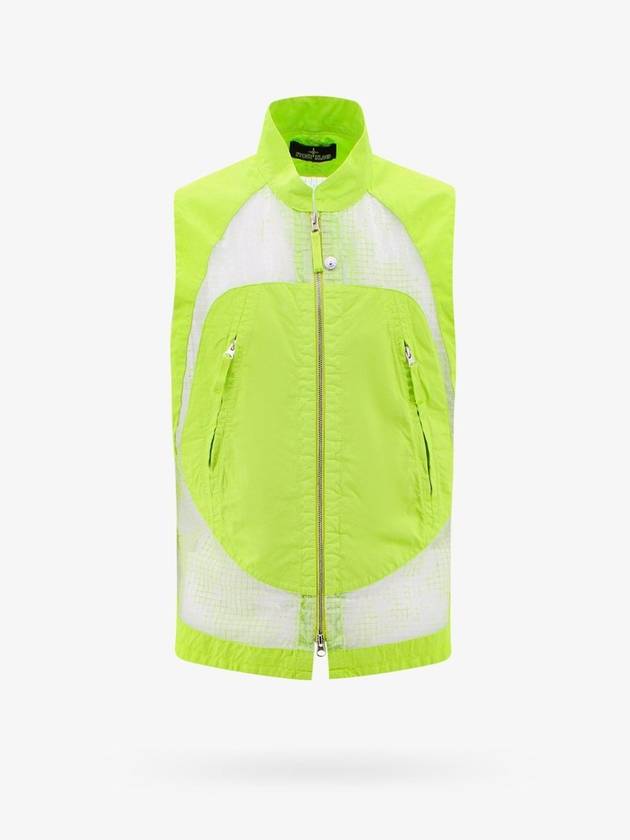 Shadow Project Distorted Ripstop Organza TC Vest Pistachio Green - STONE ISLAND - BALAAN 1