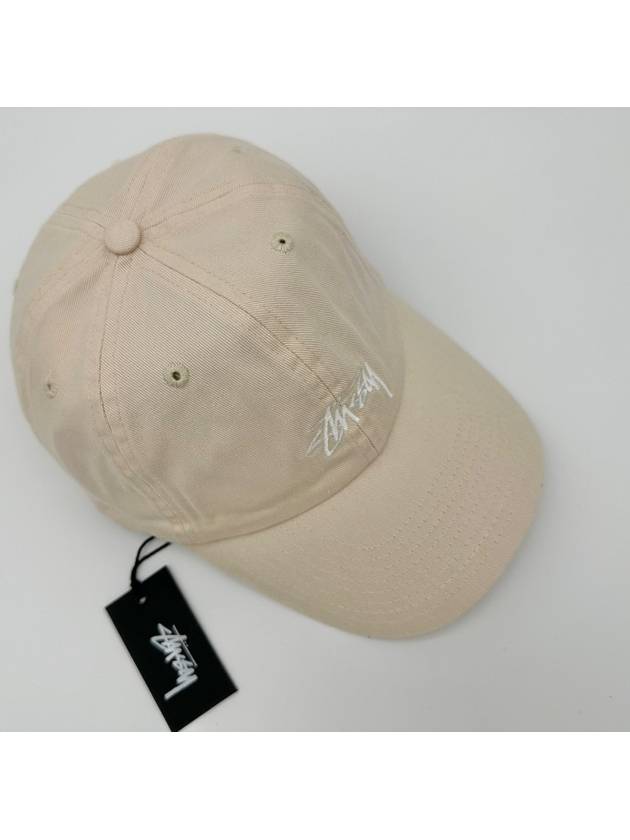 Stock Low Pro Ball Cap Neutral - STUSSY - BALAAN 7