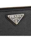 Small Saffiano Half Wallet Black - PRADA - BALAAN 6