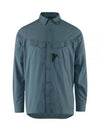 New LS Shirt Man Whistle Blue 10371 667 - KLATTERMUSEN - BALAAN 1