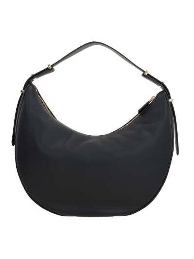 Large Leather Shoulder Bag Black - PRADA - BALAAN 4