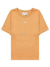 Baby Fox Patch Regular Short Sleeve T-Shirt Orange - MAISON KITSUNE - BALAAN 2