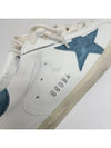 Superstar Classic Blue Suede Low Top Sneakers White - GOLDEN GOOSE - BALAAN 5