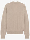 Fox Head Patch Classic Cardigan Beige Melange - MAISON KITSUNE - BALAAN 3