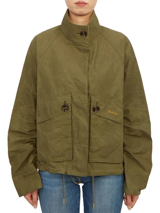 Crowdon Showerproof Jacket Green - BARBOUR - BALAAN 6