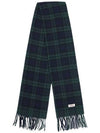 Drold Monsieur Unisex Tartan Check Scarf Muffler - DROLE DE MONSIEUR - BALAAN 3